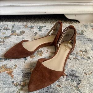 Seychelles Women's Tan Suede Flats Sz 6.5